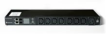 PWG-9316-307-91-SIPH POWERGuard PDU, 16A Single Phase 1U, 8 x IEC Sockets (7 x C13 - 1 x C19), Outlet Metering