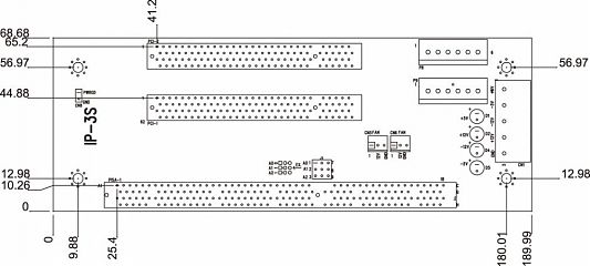 Промышленная кроссплата IP-3S