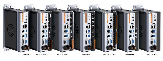 Встраиваемый компьютер на DIN-рейку  NP-6123-MVS-L1-8500-4G-SSD512G