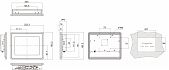Панельный компьютер PPC-F08B-BT-J1/2G/R