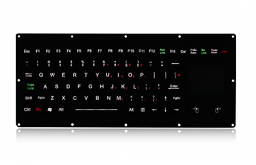 Промышленная клавиатура K-TEK-M330TP-FN-BL-NV-EMC-OEM-US/RU-USB