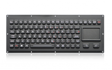Промышленная клавиатура K-TEK-M330TP-FN-BL-NV-EMC-OEM-US/RU-USB