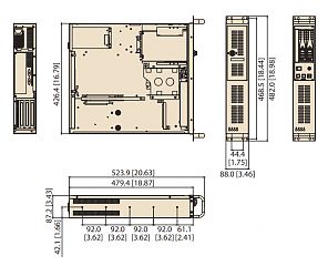 Промышленный компьютерный корпус ACP-2320MB-35D