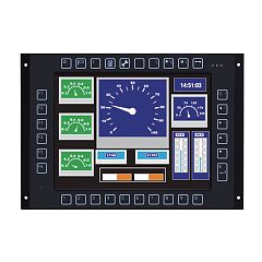 Промышленный панельный компьютер GOT710S-837-R-E3845-24-110VDC w/ keypad
