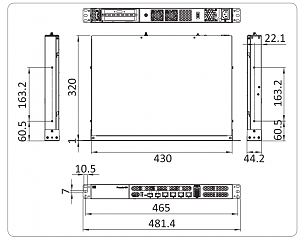 Стоечный компьютер PUZZLE-M801-A1/8G