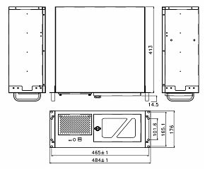 Компьютер FRONT Rack 540.343 (00-06158722)