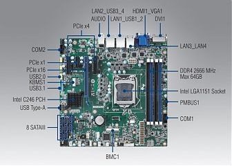Промышленная плата ASMB-586G2-00A1