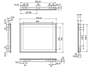 Устройство видеоотображения FLEX-PLKIT-F15/PC
