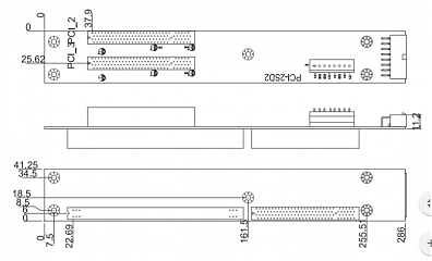 Промышленная кроссплата PCI-2SD