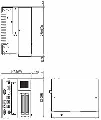 Многослотовый встраиваемый компьютер IPC962-525-N-DC-Q370