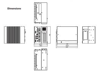 Многослотовый встраиваемый компьютер IPC962-525-N-DC-Q370