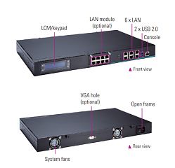 Стоечный компьютер NA363R-R6GI-C3758-US w/1 LBP