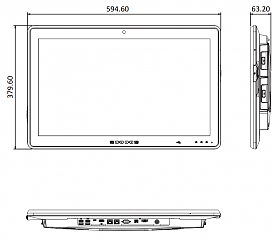 Медицинский панельный ПК  POCm-W24C-RPL-i5/PC