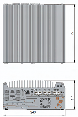 Компактный встраиваемый компьютер Nuvo-11160GC-PoE