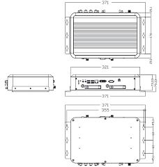 Компактный встраиваемый компьютер tBOX500-510-FL-i5-24-110MRDC