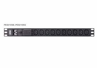 Устройство распределения электропитания PE0210SG 16A 10-outlets Basic 1U PDU with surge protection