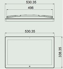 Панельный компьютер  AFL3-W22C-ADLP-Ri3E/8G