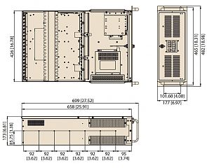 Промышленный компьютерный корпус IPC-623BP-1KZC