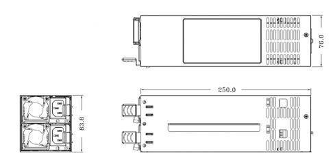 Промышленный блок питания 96PSR-A800WCRP