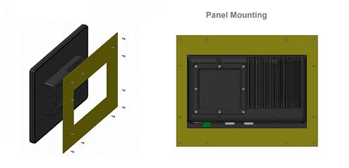 Панельный компьютер PPC-104T-D2N3N