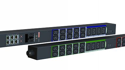 Устройство распределения электропитания iPDU-5936 3PH 16A 42-Outlet (12*C19+30*C13 без фиксаторов) Metered ZeroU PDU