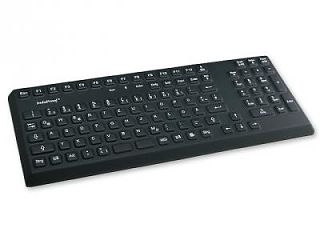 Клавиатура пылевлагозащитная TKG-105-IP68-BLACK-PS/2-US/CYR (KG19219)