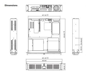 Промышленный компьютерный корпус AX61223TM