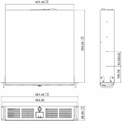 Промышленный компьютерный корпус AX61223TM