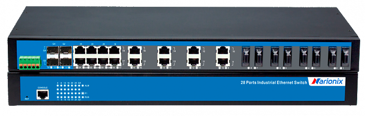 Коммутатор IES1028-4GS-12F-N