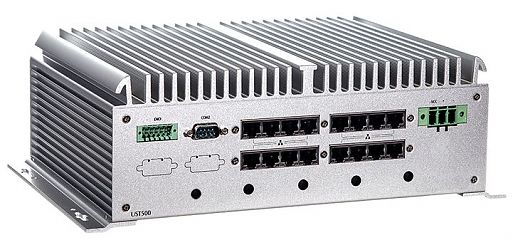 Многослотовый встраиваемый компьютер UST500-517-FL-16RJ-4SATA-TDC