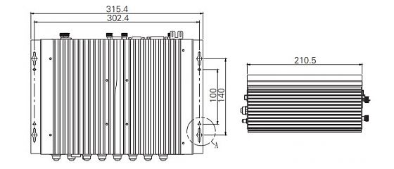 Многослотовый встраиваемый компьютер UST500-517-FL-16RJ-4SATA-TDC