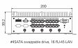 Многослотовый встраиваемый компьютер UST500-517-FL-16RJ-4SATA-TDC