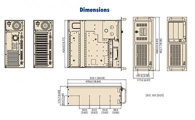 Промышленный компьютерный корпус ACP-4000MB-00F