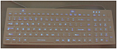 Промышленная клавиатура K-TEK-M380KP-FN-DT-BL-W-US/RU-USB