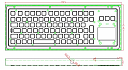 Промышленная клавиатура K-TEK-M380TP-FN-DT-BL-US/RU-USB