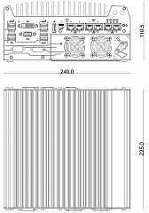 Компактный встраиваемый компьютер Nuvo-9160GC-PoE