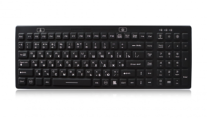 Промышленная клавиатура K-TEK-M380KP-FN-DT-B-US/RU-USB