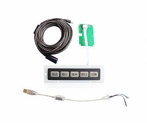Антивандальная клавиатура K-TEK-B135FK-5-DWP