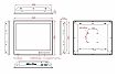 Морской панельный компьютер R19IH3S-MRA1FP-256GB SSD
