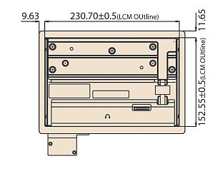 Промышленный монитор 	IDK-1110WP-50XGA1E