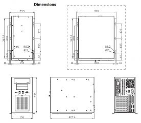 Корпус  AX60810WM-RC-NP