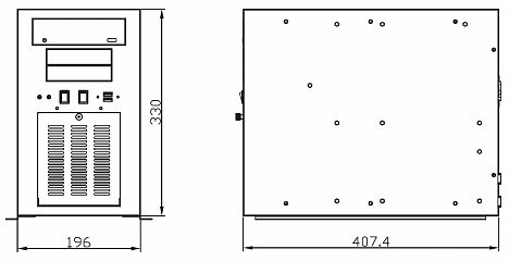 Корпус  AX60810WM-RC-NP