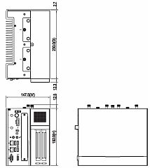 Многослотовый встраиваемый компьютер IPC962-511-DC-F w/AX96205/AX93511
