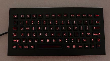 Промышленная клавиатура K-TEK-M263-FN-BL-BT-DWP-US/RU-USB