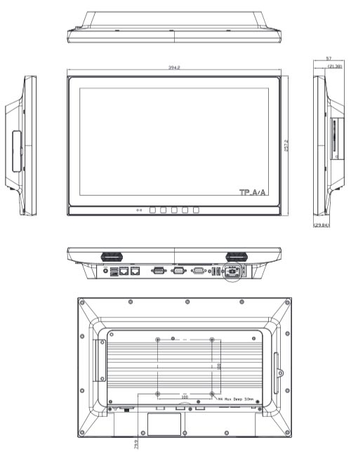 Панельный компьютер GOT5153W-834