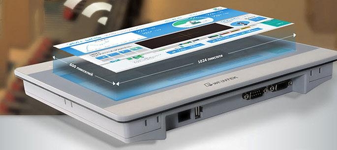 сенсорные панели оператора Weintek MT8102iE и MT8103iE