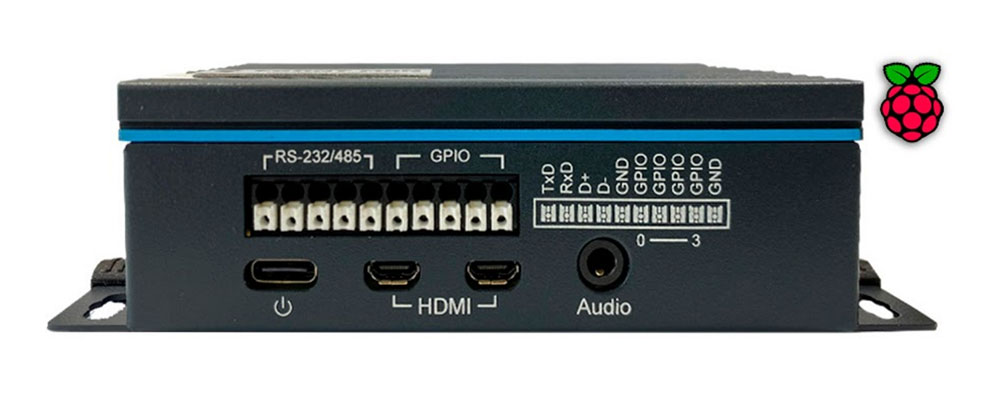 ультракомпактный встраиваемый компьютер Front Compact на базе Raspberry Pi