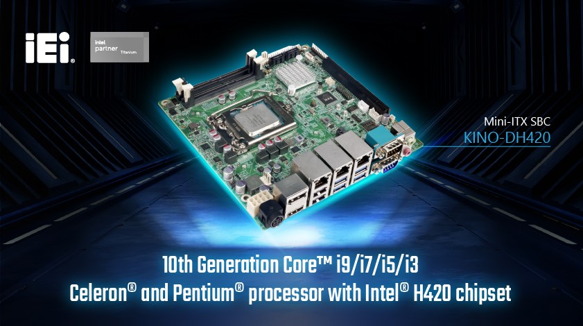 материнская плата KINO-DH420 формата mini-itx с чипсетом H420