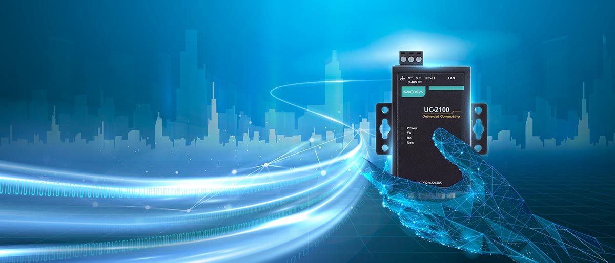 Компактные компьютеры на базе процессора Arm серии UC-2100 от Moxa
