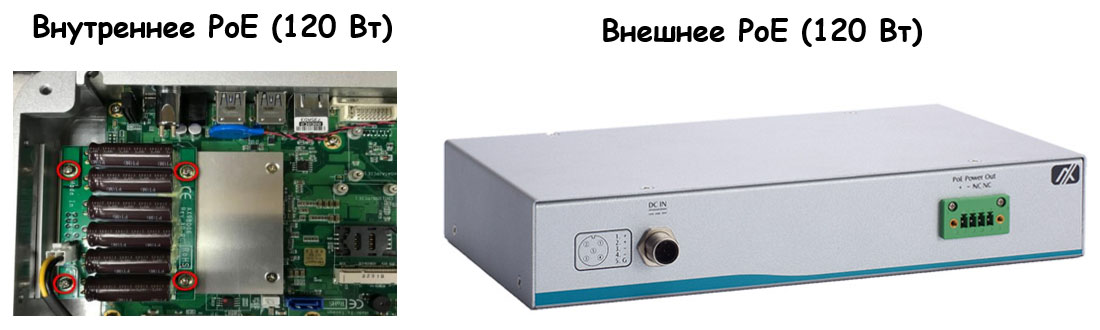 Встраиваемый компьютер  Axiomtek tBOX520 для видеонаблюдения на подвижном составе